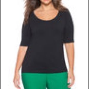 Eloquii Scoop Neck Tee